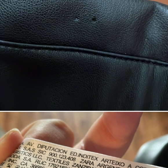 ZARA faux leather paper bag pants - Picture 6 of 7